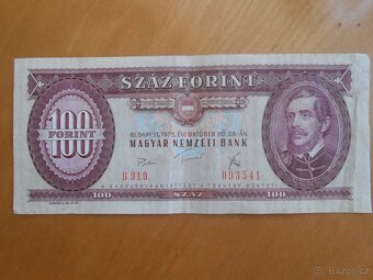Bankovky Maďarsko 100 forintů r.1975+ 500 forintů 1969 - 3