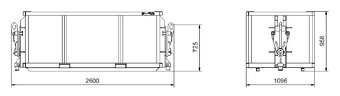 Kovový kontejner 1,6m3 - 4000 kg - 3