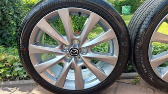 Letní sada Alu kol R18 Mazda 3 215/45 s novými pneu - 3