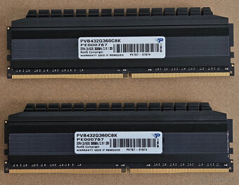 Patriot Viper 4 Blackout Series 32GB KIT DDR4 3600MHz CL18 - 3