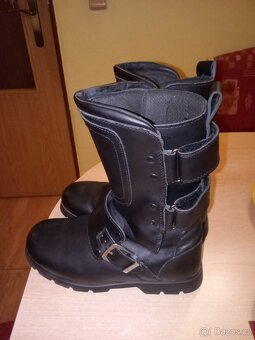 Kožené kalhoty ,bunda, kecky ,helmy - 3