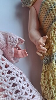 2x panenka celuloid starožitná, Technoplast - 3