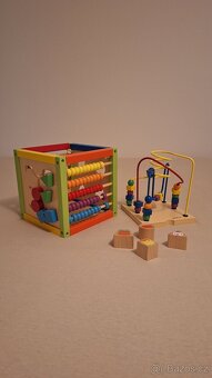 Jouéco Dřevěné hrací centrum - kostka - 3