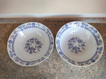 Dvě mísy s cibulovým vzorem, 23x6,5 cm, - 3