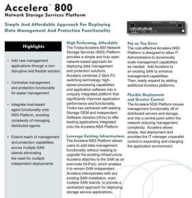 Network storage services platform TROIKA - 3