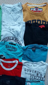 18× pánská trička S–M – balík pro další prodej - 3