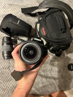 Canon EOS 100D + 2 objektivy tašky - 3