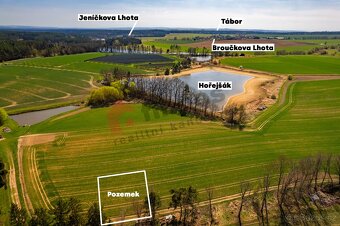 Stavební pozemek 1130 m2 Podolí u Ratibořských hor - 3