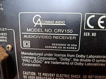 Receiver Conrad CRV150 - číst popis - 3