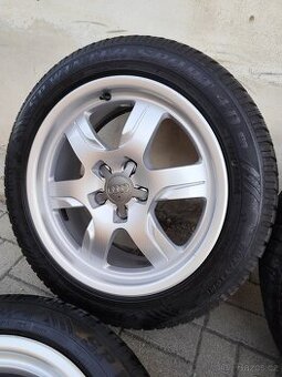 ALU 5x112 r17 AUDI + PNEU - PĚKNÁ SADA - 3