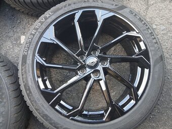 Prodám sadu ALU kol Brock 205/55R19 zimní - 3