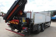 9891 MAN 26.420 - 6x2 – Valník + HR-Palfinger PK 18502 – EUR - 3