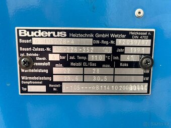 Kotel BUDERUS na topný olej, 22 - 28 kW - 3