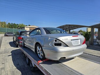 Mercedes-Benz SL 600, V12, částečně rozkraden - 3