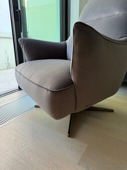 Prodám krásné nové křeslo Natuzzi , bez vad – ještě v záruc - 3