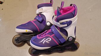Kolečkové brusle K2 rostoucí, velikost S - 29-34 - dvoje - 3