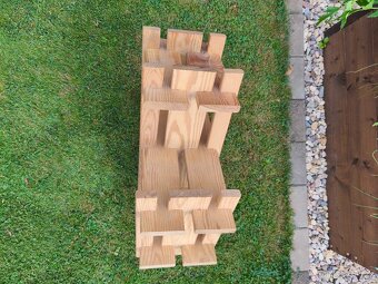 Dřevěný stojan na víno - 3