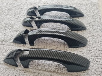 KARBONOVÉ klučky krytky klučiek pre ŠKODA VOLKSWAGEN - 3