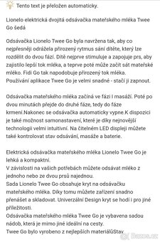 DDDP-N000_ODSÁVAČKA MATEŘSKÉHO MLÉKA dvojitá - pro odsávání - 3