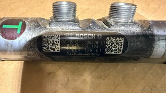 BMW 320d N47 – common rail lišta (palivová lišta) - 3