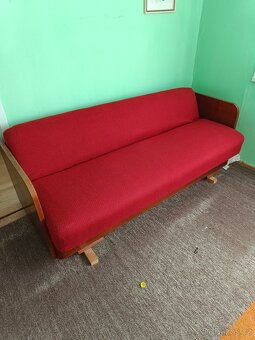 zachovalý rozkládací gauč - 3