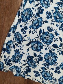 Vel. 38 H&M květované modro bílé šaty - 3