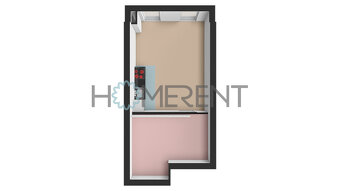 Pronájem bytu 1+kk, 28 m² - Praha - Holešovice - 3
