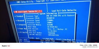 Procesor: AMD A4-3400 APU with Radeon HD Graphics.  PC sesta - 3