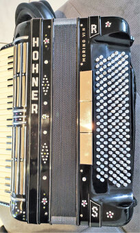Hohner Morino VI N klavírní akordeon 185 basů dvojité cassot - 3