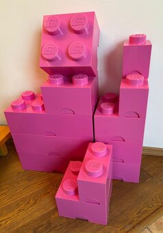 LEGO FRIENDS úložné boxy v barvě magenta - 3
