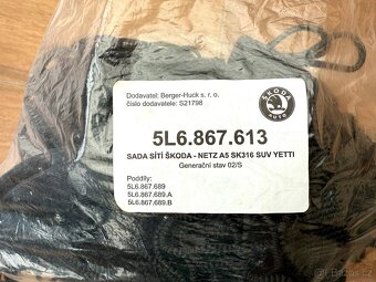 Sada sítí pro Škoda Yeti 5L6.867.613 - 3
