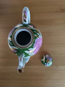 Porcelánová konvice „Dahlias“ – Dulevo, 1988 - 3