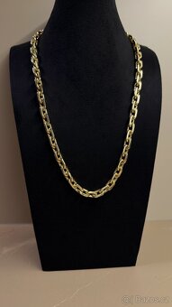 zlatý řetízek anker pilka 14k 585/1000 216g - 3