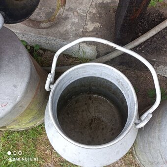 Hliníkové konve na med/mléko - 3