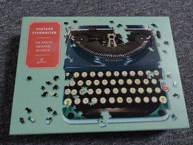 Zasklené puzzle psací stroj - 750 ks - 3