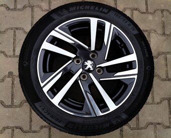 Alu kola originál Peugeot 208 4x108 R16 KRÁSNÁ SADA - 3
