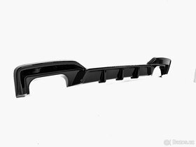 Difuzor na BMW 6 - F06/F12/F13 - černý lesk - 3