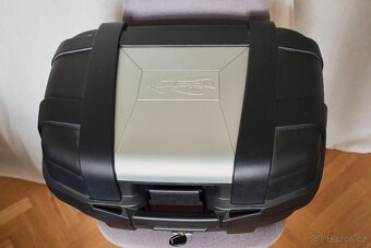 Moto kufr Kappa KGR52 Garda 52l černo stříbrný - 3