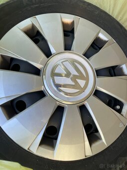 Kola - 4x pneu 4x plech 4x poklice - VW Up (Skoda citigo) - 3