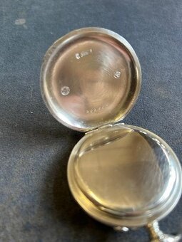 Pánské stříbrné kapení hodinky SCHAFFHAUSEN s černým číselní - 3