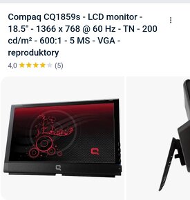 Monitor Compaq 1859s - 3