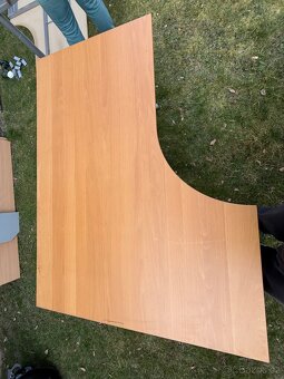 Nastavitelný rohový psací stůl IKEA 160×120 cm - 3