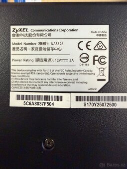 NAS ZyXEL NAS326 datové úložiště - 3