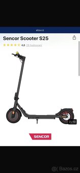 Elektrokoloběžka Sencor scooter S25 - 3