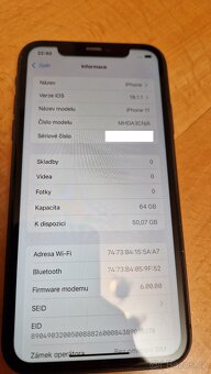 iPhone 11 64GB v záruce - 3