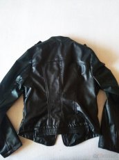 Koženková bunda XS - 3