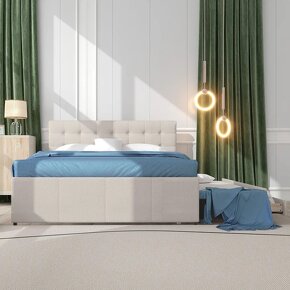 Manželská postel s rozkládacím lůžkem 140x200/90x190 - 3