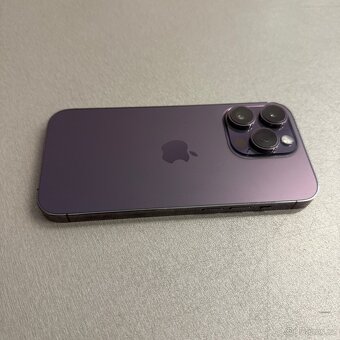 iPhone 14 Pro 128GB deep purple, pěkný stav, rok záruka - 3