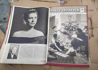 Vázané noviny z roku 1960 Svět v obrazech - 3