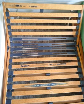 Manželská postel 200x90 cm s rošty - 3
